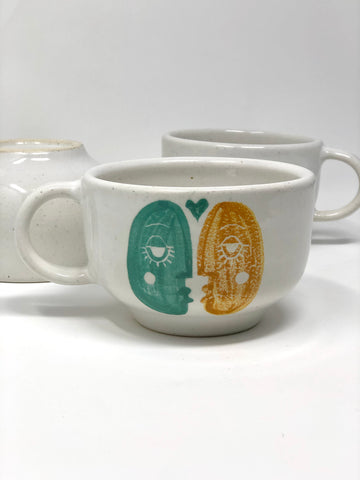 CERAMIC LATTE MUG